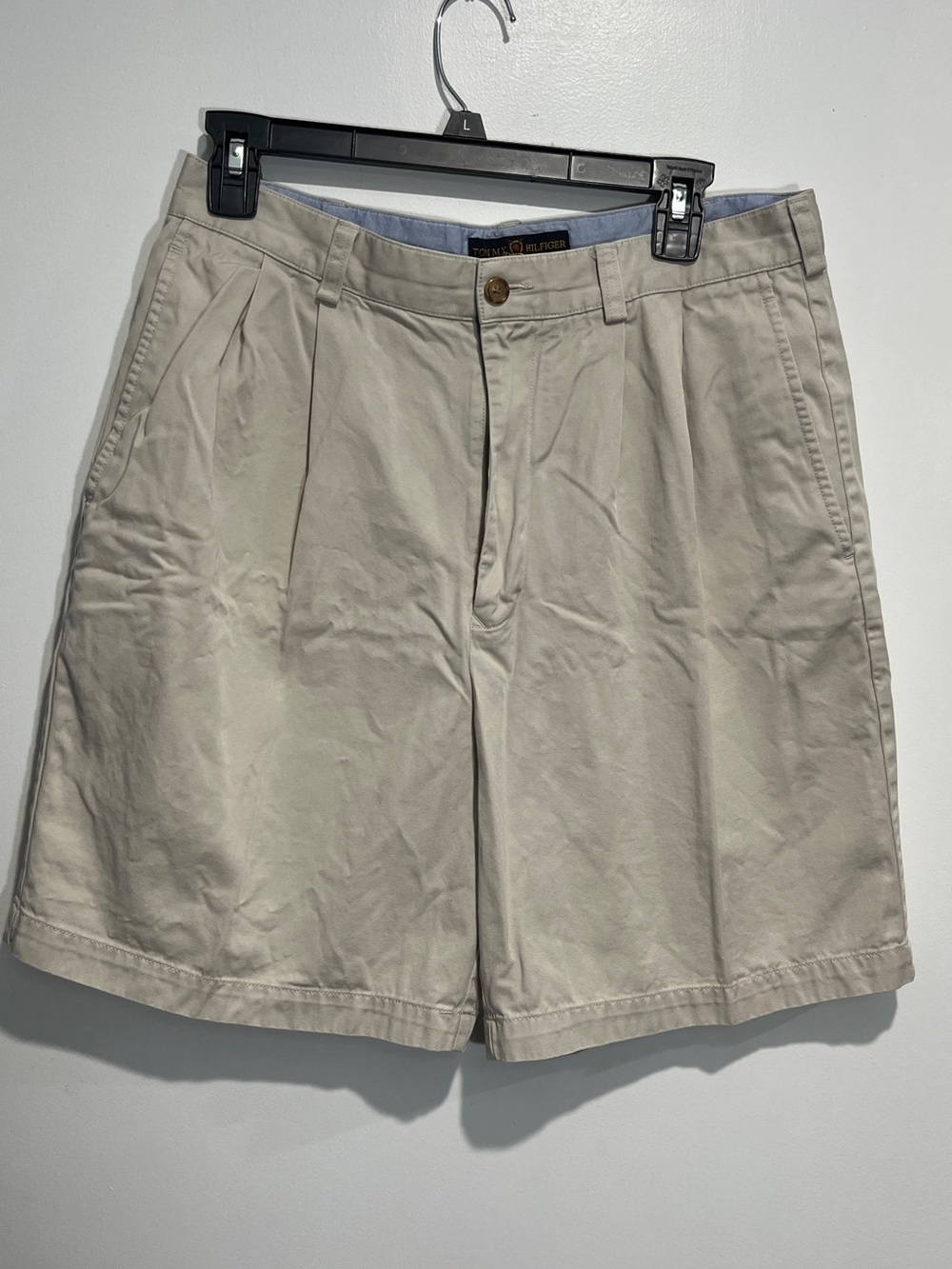 Tommy Hilfiger Men’s Flat Front Khaki Shorts